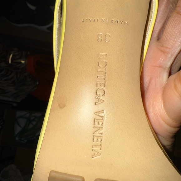 Bottega Veneta Sunny Yellow Strappy Heels - Picture 5 of 5